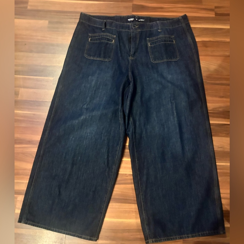 Old Navy Plus Size  Dark Blue Relaxed Jeans